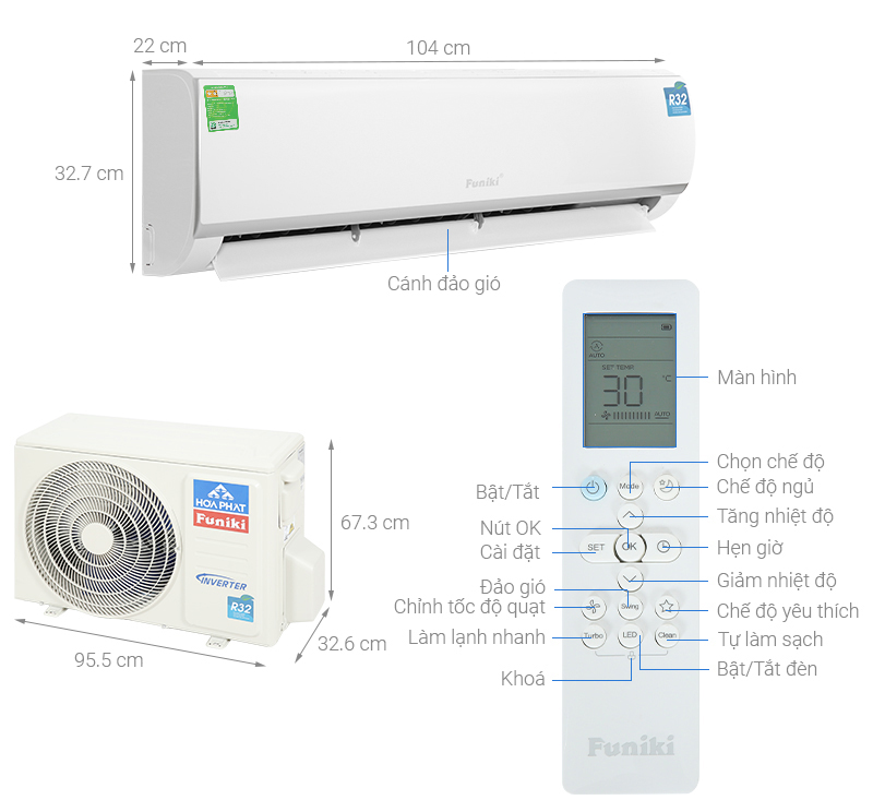 Máy lạnh Funiki 2.5 HP HSC24TMU.ST3