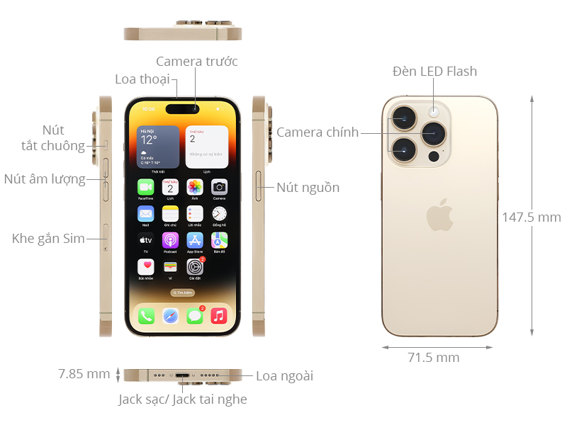 Điện thoại iPhone 14 Pro 128GB