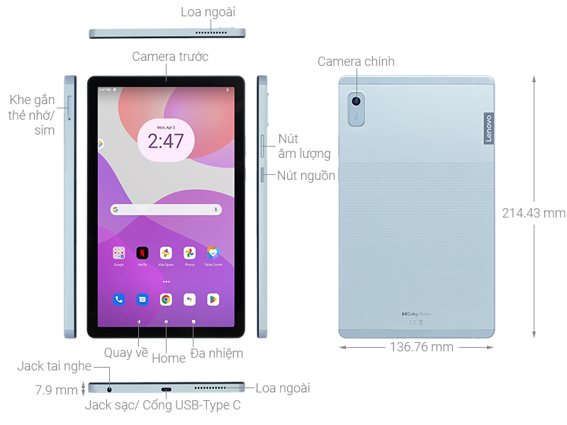 Máy tính bảng Lenovo Tab M9
