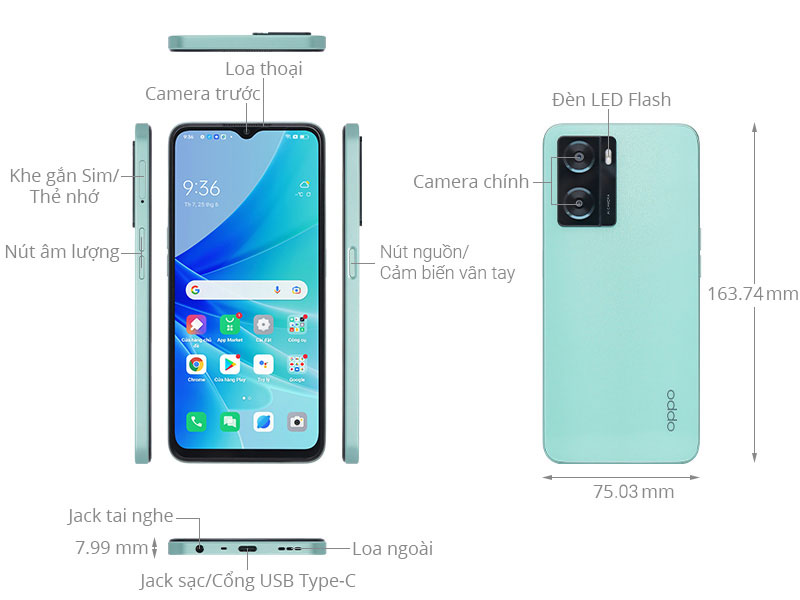 Điện thoại OPPO A57 128GB