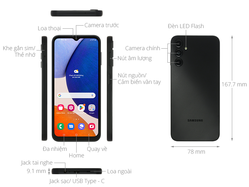 Điện thoại Samsung Galaxy A14 5G
